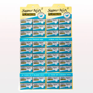 Hoja de afeitar PLATINUM SUPER MAX x 200u