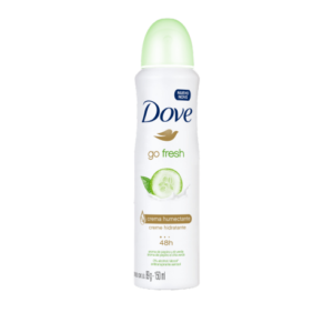 Desodorante antitranspirante en aerosol DOVE Go Fresh Pepino & Té Verde x 12 u.