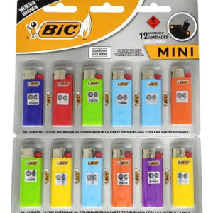 Encendedor Mini BIC x 12 u.