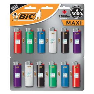 Encendedor Maxi BIC x 12 u.