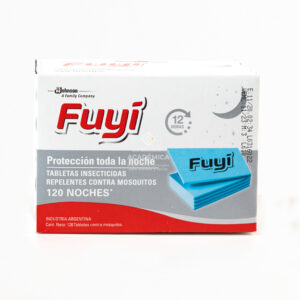 Fuyi Tabletas insecticida contra mosquitos 120 noches (120 tabletas)