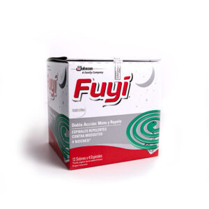 Fuyi espirales repelente contra mosquitos (12 sobres x 4 espirales)